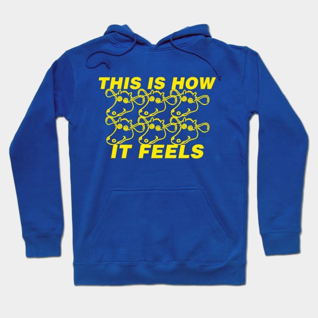 this is how it feels Hoodie by KIMIDIGI